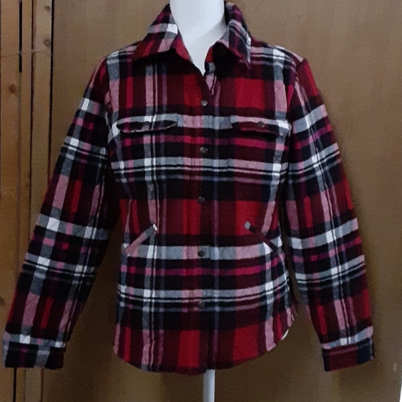 Bit & Bridle Jackets & Blazers - Bit & Bridle Women's Plaid Coat Small